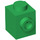 LEGO Grün Backstein 1 x 1 mit Stud auf Eins Seite (87087)