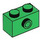 LEGO Vert Brique 1 x 2 avec 1 Stud sur Côté (86876)