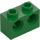 LEGO Green Brick 1 x 2 with 2 Holes (32000)