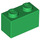 LEGO Groen Steen 1 x 2 met buis aan de onderzijde (3004 / 93792)
