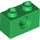 LEGO Green Brick 1 x 2 with Hole (3700)