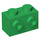 LEGO Grün Backstein 1 x 2 mit Bolzen auf Eins Seite (11211)