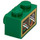 LEGO Groen Steen 1 x 2 met Noppen aan Eén Kant met Sweets behind Deur Sticker (11211)