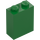 LEGO Green Brick 1 x 2 x 2 with Inside Stud Holder (3245)