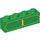 LEGO Green Brick 1 x 4 with Yellow &#039;1&#039; (3010 / 90841)