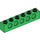 LEGO Grön Kloss 1 x 6 med Hål (3894)