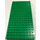 LEGO Green Brick 10 x 20 with Bottom Tubes around Edge and Dual Cross Supports