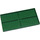 LEGO Verde Ladrillo 10 x 20 sin Tubos Inferiores, con 4 Lado Supports y &#039;+&#039; Cruz Support (Early Placa Base)