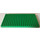 LEGO Verde Ladrillo 10 x 20 sin Tubos Inferiores, con 4 Lado Supports y &#039;+&#039; Cruz Support (Early Placa Base)