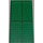 LEGO Groen Steen 10 x 20 zonder buizen aan de onderzijde, met &#039;+&#039;-vormige Dwarssteun