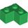 LEGO Vert Brique 2 x 2 Coin (2357)
