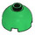 LEGO Green Brick 2 x 2 Round with Dome Top (with Axle Holder) (3262 / 30367)