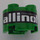 LEGO Vert Brique 2 x 2 Rond avec Powered by Allinol Modèle Autocollant (3941)