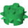 LEGO Green Brick 2 x 2 Round with Spikes (27266)