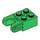 LEGO Green Brick 2 x 2 with Ball Joint Socket (67696)