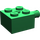 LEGO Vert Brique 2 x 2 avec Épingle et Trou d&#039;essieu (6232 / 42929)