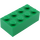 LEGO Green Brick 2 x 4 (3001 / 72841)