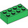 LEGO Green Brick 2 x 4 (3001 / 72841)