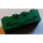 LEGO Green Brick 2 x 4 with Unibrow Eyes and Wavy Mouth (3001)