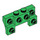LEGO Grün Backstein 2 x 4 x 0.7 mit Vorderseite Bolzen und dicke Seitenbögen (14520 / 52038)