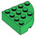 LEGO Green Brick 4 x 4 Round Corner (2577)