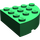 LEGO Vert Brique 4 x 4 Rond Coin (2577)