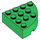 LEGO Green Brick 4 x 4 Round Corner (2577)