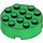 LEGO Groen Steen 4 x 4 Ronde met Gat (87081)