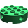 LEGO Vert Brique 4 x 4 Rond avec des trous (6222)
