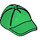 LEGO Green Cap with Short Curved Bill with Hole on Top (11303)
