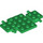 LEGO Green Car Base 7 x 4 x 0.7 (2441 / 68556)