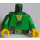 LEGO Groen Kasteel Forestman met Riem en Pouch Torso (973)