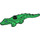 LEGO Groen Krokodil met Blauw Ogen
