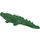 LEGO Green Crocodile without White Eye Glints