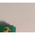 LEGO Grün Gebogen Panel 22 Links mit Golden Drachen Recht Aufkleber (11947)