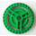 LEGO Green Disk 5 x 5 with Notched Disk (32439)