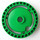 LEGO Green Disk 5 x 5 with Notched Disk (32439)