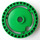 LEGO Green Disk 5 x 5 with Notched Disk (32439 / 40516)