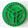 LEGO Green Disk 5 x 5 with Notched Disk (32439 / 40516)