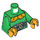 LEGO Green Doc Ock Minifig Torso (973 / 76382)