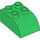 LEGO Vert Duplo Brique 2 x 3 avec Haut incurvé (2302)