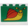 LEGO Green Duplo Brick 2 x 4 x 2 with happy snail (31111)