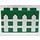 LEGO Green Duplo Brick 2 x 4 x 2 with white picket fence (31111)