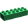 LEGO Green Duplo Brick 2 x 6 (2300)