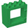 LEGO Green Duplo Door Frame 2 x 4 x 3 with Flat Rim (61649)