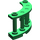 LEGO Vert Clôture Spindled 4 x 4 x 2 Trimestre Rond avec 2 goujons (30056)