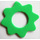 LEGO Green Foam Part Crown Large 5 x 5 with big Center Hole Cutout