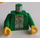 LEGO Green Gail Storm Torso with Green Arms and Yellow Hands (973)