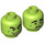 LEGO Green Goblin Minifigure Kopf (Sicherheitsbolzen) (84790 / 106842)