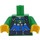 LEGO Green Hiker Minifig Torso (973 / 88585)